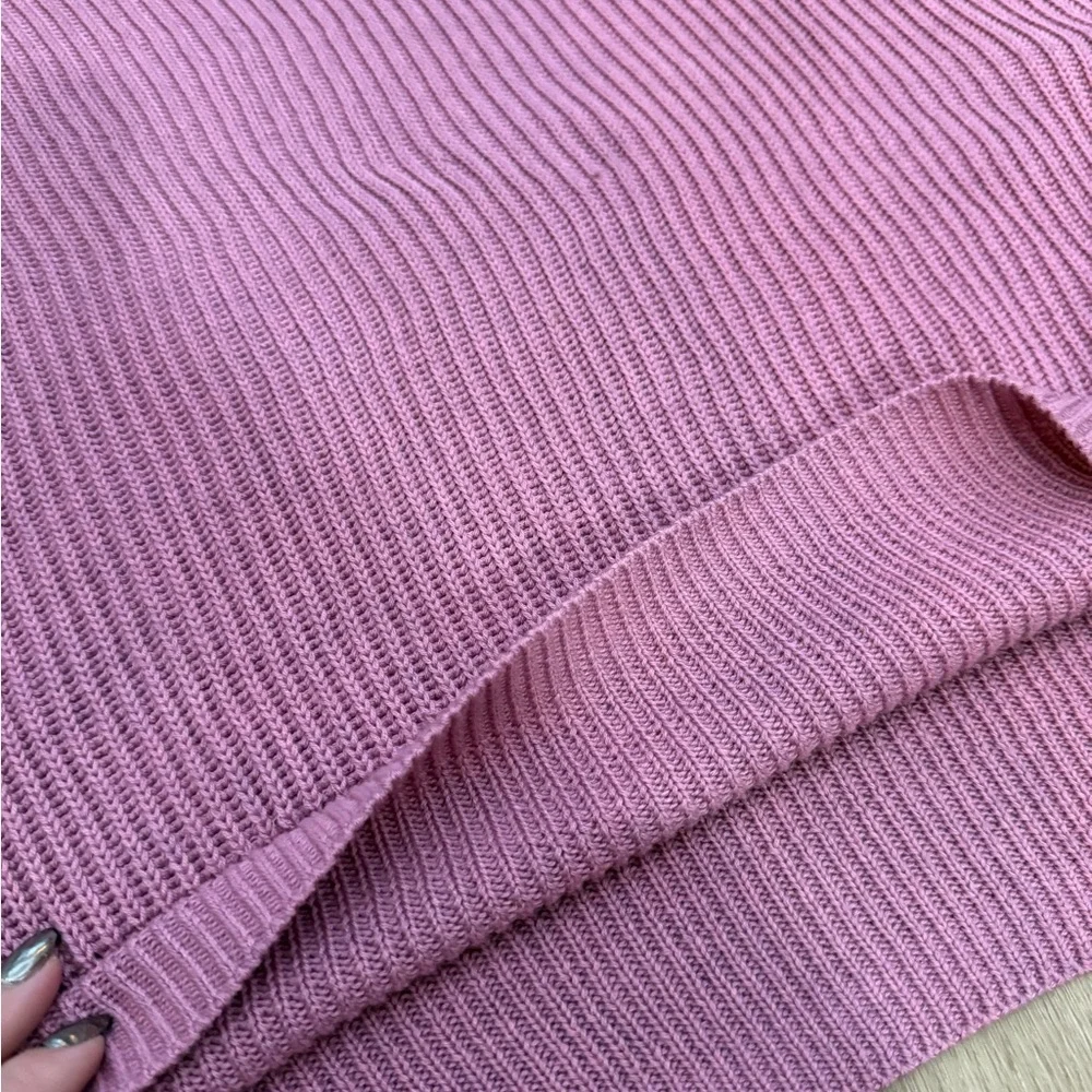 City Chic Size M 18 Angel Sleeve Cowl Neck Sweater in Maeve/Pink/Musk - Picture 12 of 13